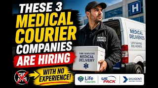 These 3 Medical Courier Companies Are Hiring With No Experience Right Now