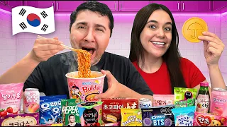 PROBAMOS los DULCES COREANOS MÁS EXTRAÑOS 😰🇰🇷
