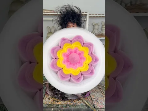 Cotton candy art wreath⭕