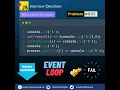 JavaScript Interview Questions Event loop Techsimple