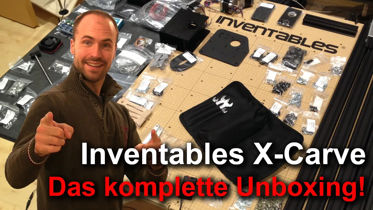 Inventables X Carve Fräse Unboxing [DEUTSCH]