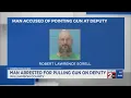 Man arrested for pulling gun on Williamson County deputy
