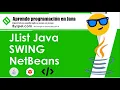 How to use JLIST in Java NetBeans JList Java SWING NetBeans Populate Java GUI List