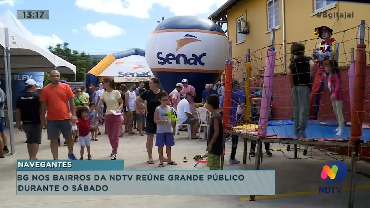 BG nos Bairros da NDTV: reúne grande público no Gravatá em Navegantes