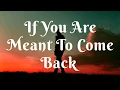 Justin Jesso - If you're meant to come back (Lyrics) Keen Champ Remix