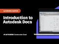 Welcome to Autodesk Docs Autodesk Construction Cloud