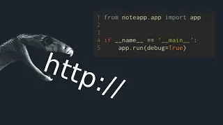 Web applications in Python Episode 1 - setup routing