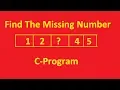 Find the Missing Number