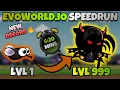 Evoworld io - SPEEDRUN Fly to Grim Reaper in 6 minute 20 seconds New World Record