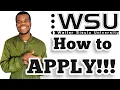 HOW TO APPLY ONLINE AT WSU for 2024 Walter Sisulu University