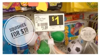 SQUISHIES AT THE DOLLAR STORE