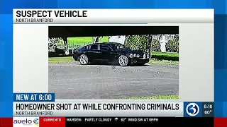 North Branford homeowner shot at while confronting criminals