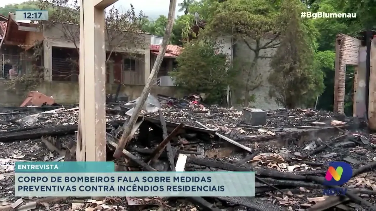 Entrevista: Corpo de Bombeiros fala sobre medidas preventivas contra incêndios residenciais