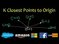 K Closest Points to Origin Leetcode