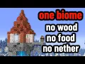1 Builder vs Single Biome Worlds