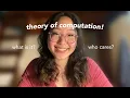 Theory of Computation a brief introduction