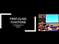 First-Class Functions Metaprogramming 2018 Lecture 2