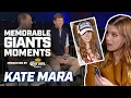 Kate Mara Shares Most Memorable Giants Moments