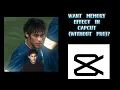 Memory effect in Capcut without pro