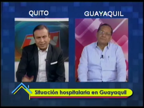 Situación hospitalaria en Guayaquil