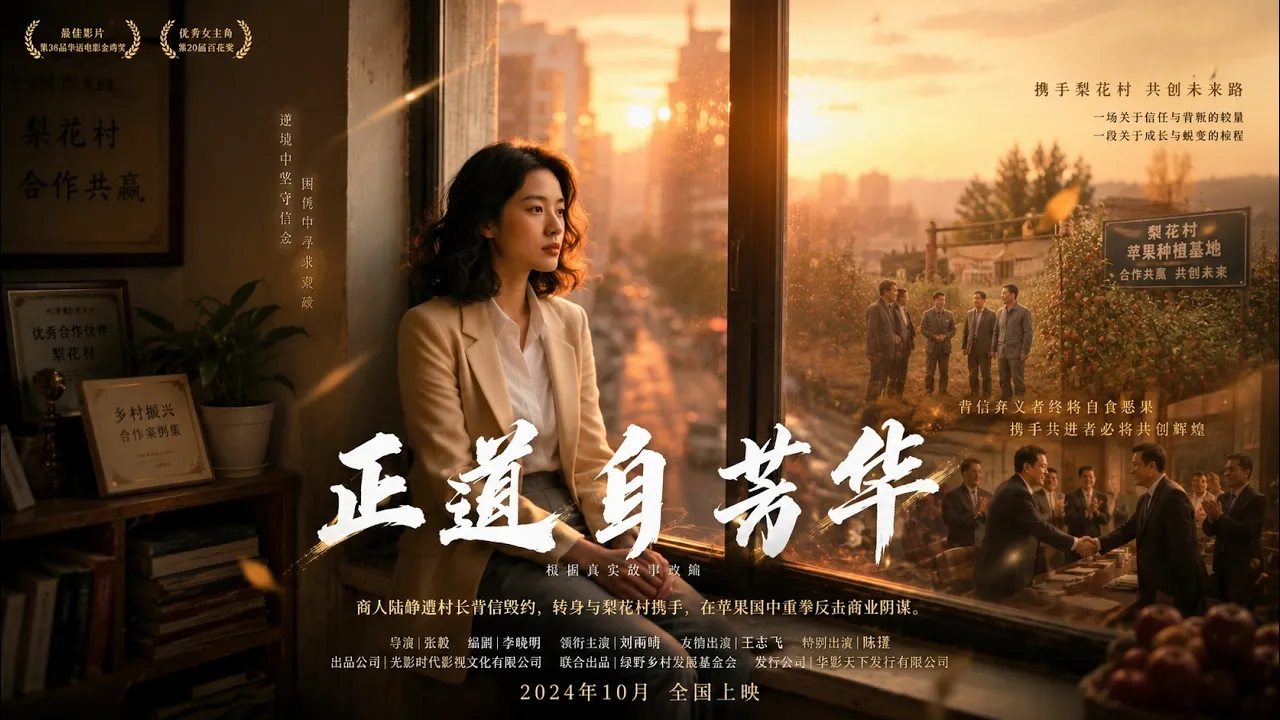 🔥【全網首發】《正道自芳华》陆峥助农反遭背叛,联手诚信村逆袭打脸!#热血#漫剧#爽文#爽剧#赛博剧场 poster