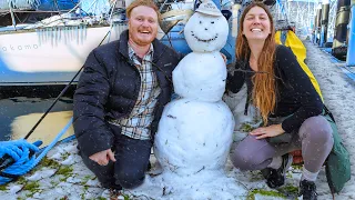 Winter in Australia’s Coldest City on Our Sailboat