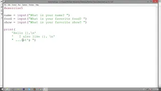 Basic Python - Multi