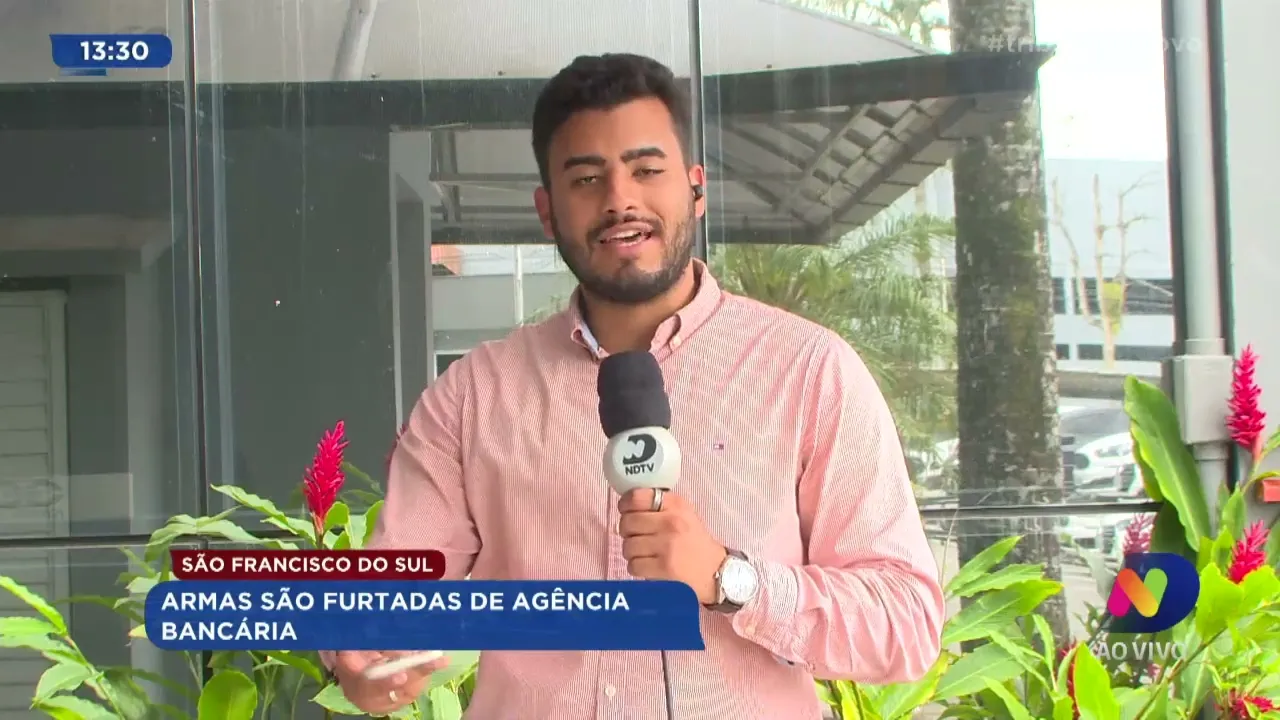 São Francisco do Sul: armas são furtadas de agência bancária