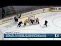 Starting today more fans will be allowed inside Bridgestone Arena