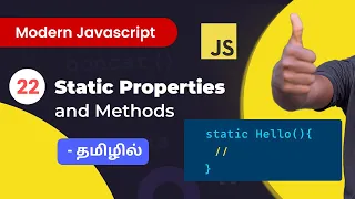 - Static Properties and Methods Modern JavaScript in Tamil