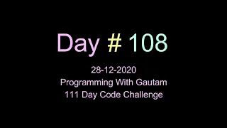 Typing test project in python 111 Day code Challenge Programming with Gautam