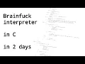 Making a brainfuck interpreter in C