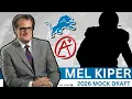 NFL Draft EXPERT Mel Kiper Reveals Lions Shocking Pick Pick