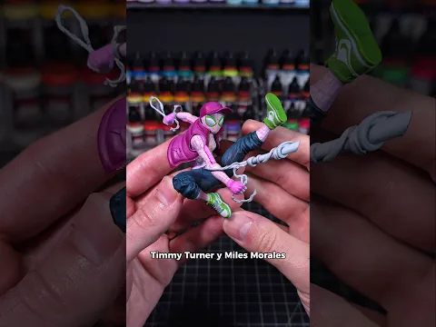 Timmy como Spiderman? 🤔 #pintarminiaturas #impresion3d #spiderman #milesmorales #hobby