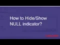 Tableau - How to Hide or Show NULL indicator