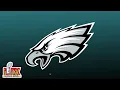 Philadelphia Eagles 2025 NFC CHAMPIONS 1 HR LOGO LOOP WALLPAPER BACKGROUND NO SOUND