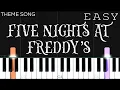 Five Nights at Freddy s Song EASY Piano Tutorial