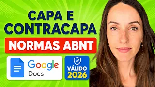 Capa e Contracapa ABNT - Google Docs (Válido 2025)