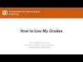 How to Use My Grades
