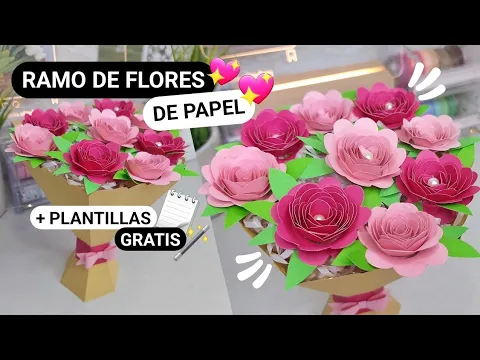 Download MP3 Ramo de flores de papel - Idea de REGALO para SAN VALENTÍN | #sanvalentin2023 #sanvalentin