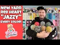 New Red Heart Jazzy Yarn We Bought EVERY COLOR Yarn Unboxing