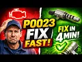 P0023 Honda Fix WITHOUT Mechanic - Simple DIY Guide