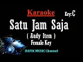 Download Lagu Satu Jam Saja (Karaoke) Audy Item Nada Wanita/ Cewek/ Female key C Low key