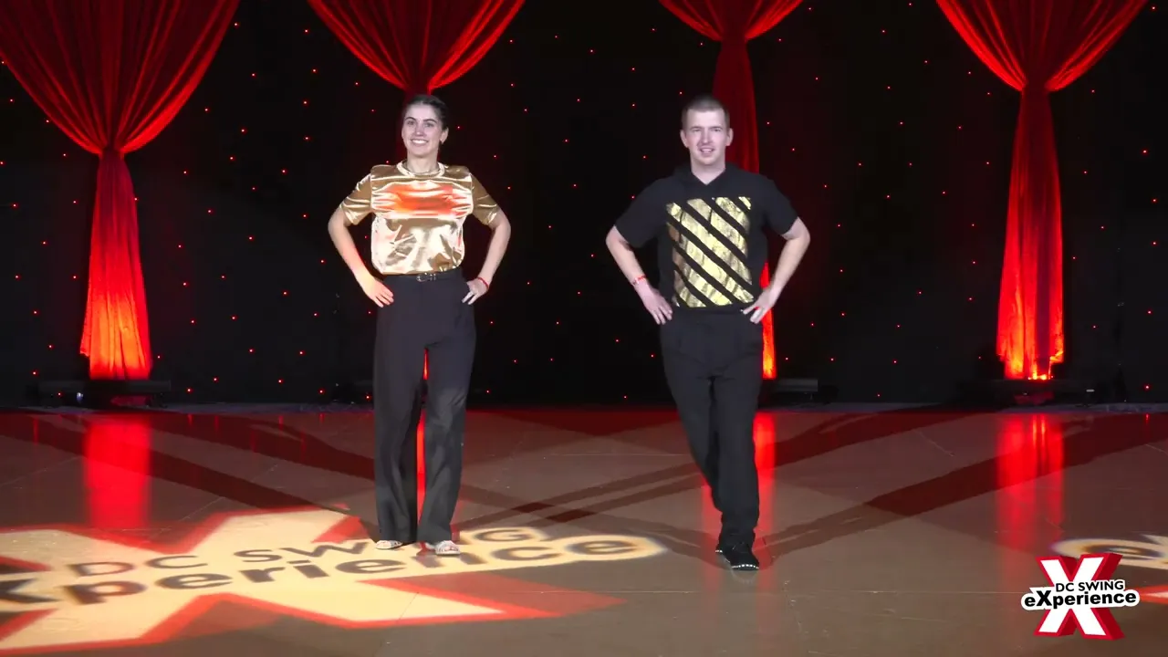 DCSX 2024 ProAm Spotlight Newcomer Novice Stephen Barnes with Alex Raposo