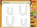 Alphabet Coloring Pages - Letter U Coloring Page