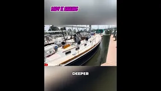 ⛵️ Sailboat Centerboard! The Solution 👍 For Shallow Draft Sailing? 🤔 #ShallowDraft #Sailboat