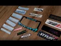 Projectgood fun mech Stickers jet tags license plate frame