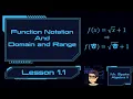 Algebra II Lesson 1 1 Function Notation and Domain and Range