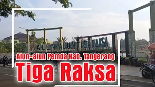 alun alun pemda kabupaten tangerang di tiga raksa explore tangerang
