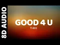 Download Lagu THBD - Good for you [8D Audio]
